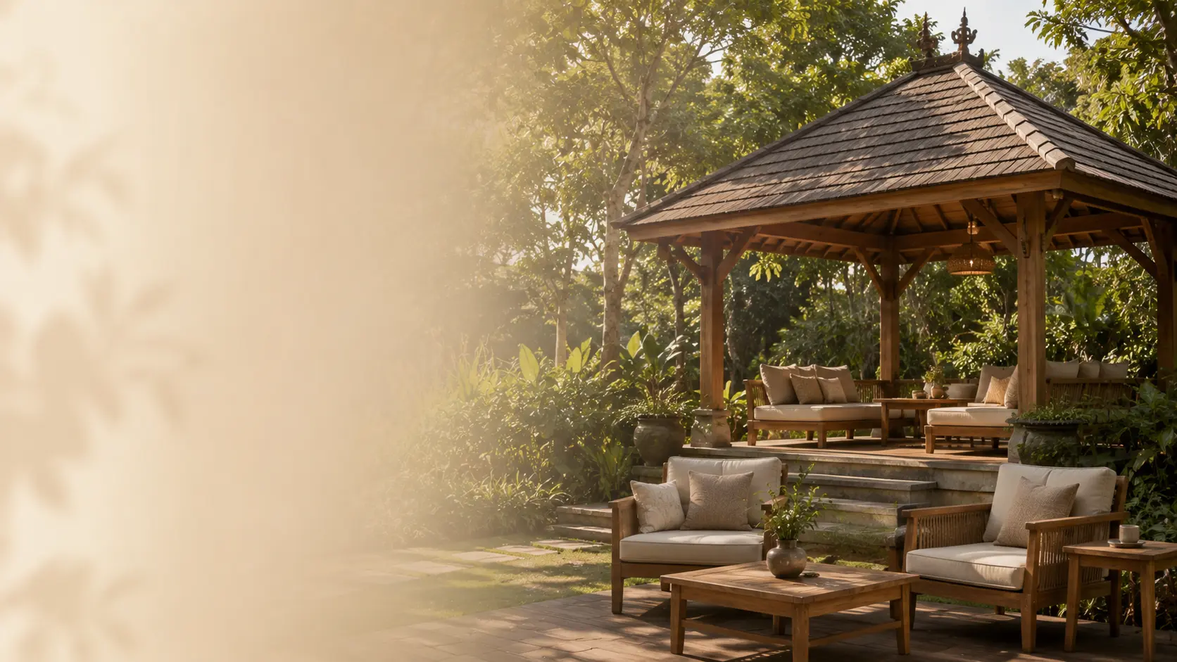 Furniture outdoor premium untuk taman dan teras rumah