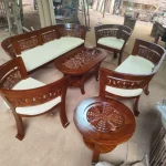 Kursi Tamu Ukir Minimalis Betawi Kayu Jati Perhutani | Set Sofa Tamu Jepara