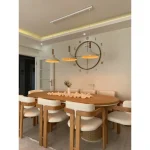 Meja Makan Minimalis Modern Kayu Jati Perhutani - Gambar 3