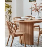 Meja Makan Minimalis Modern Terbaru Kayu Jati Jepara - Gambar 2
