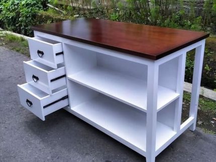 kitchen set bawah kayu jati