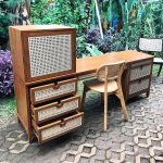 meja kerja minimalis modern