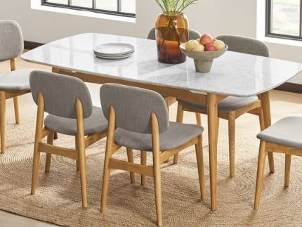 meja makan minimalis kayu jati