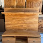 meja TV minimalis kayu jati