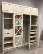 lemari pakaian wardrobe 4 pintu