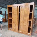 lemari pakaian sliding 4 pintu