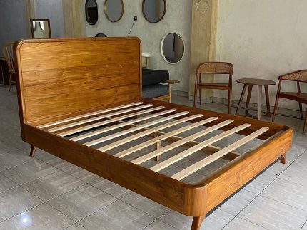 Dipan Minimalis Modern Kayu Jati Perhutani