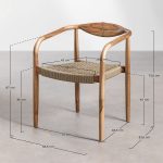 Kursi Makan Armchair Modern