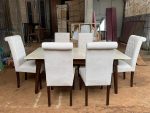 meja makan 6 kursi sofa