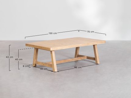 Meja Kopi Kayu Jati Outdoor