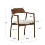 Hiroshima Kursi Cafe Kayu Jati Minimalis Modern