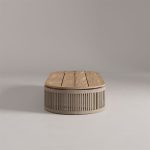 Meja Kopi Minimalis Kayu Jati