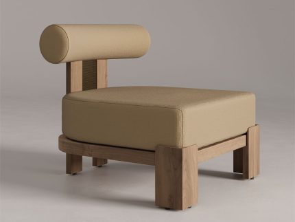 Sela Sofa 1 Seater Minimalis Modern Kayu Jati