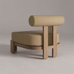 Sela Sofa 1 Seater Minimalis Modern Kayu Jati