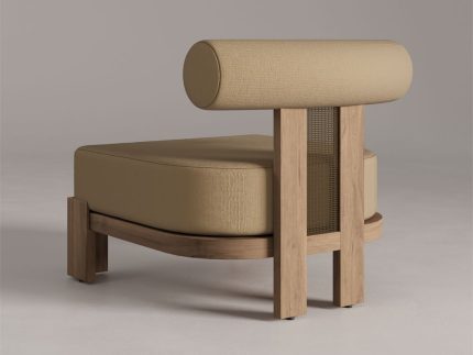 Sela Sofa 1 Seater Minimalis Modern Kayu Jati