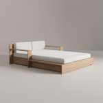 Naomi Daybed Lounger Minimalis Kayu Jati