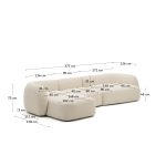 Sofa Zefira L Shape 7 Seater Minimalis