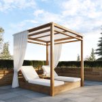 Pergola Outdoor Kayu Jati