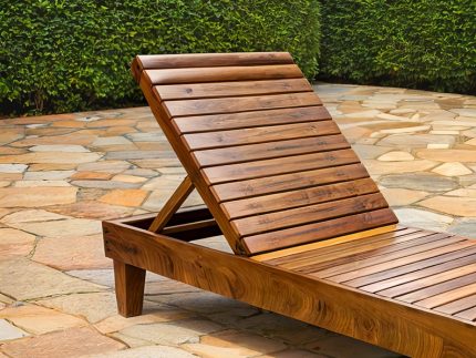 Sun Lounger Kayu Jati