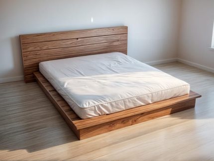 Tempat Tidur Minimalis Japandi