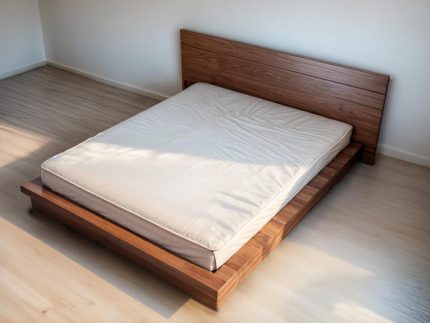 Tempat Tidur Minimalis Japandi