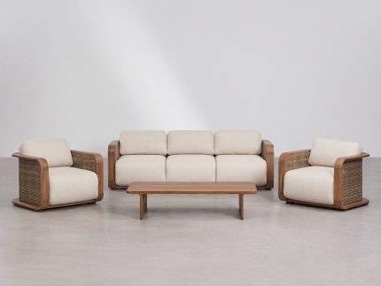 Set Sofa Outdoor Kayu Jati