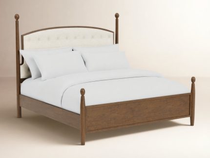 Dipan Minimalis Kayu Jati Headboard Sofa Empuk | Elegan & Modern