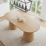 Aruna Meja Makan Oval Minimalis