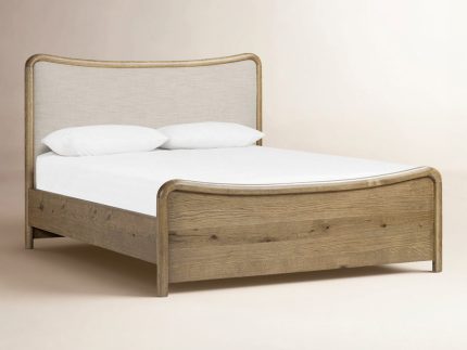 Ghauri Dipan Minimalis Kayu Jati Solid Headboard Sofa