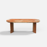 Temuloka Meja Makan Modern Kayu Jati