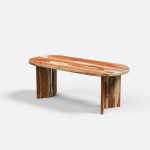 Temuloka Meja Makan Modern Kayu Jati