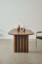 Veina Meja Makan Modern Kayu Jati