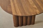 Veina Meja Makan Modern Kayu Jati