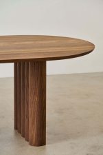 Veina Meja Makan Modern Kayu Jati