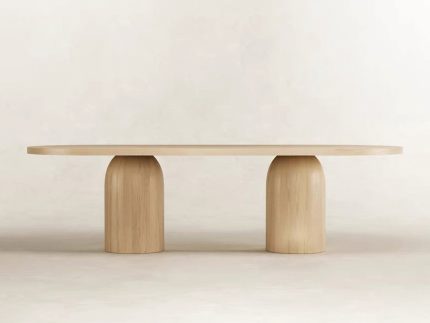 Zola Meja Makan Modern Kayu Jati