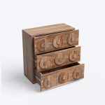 Lova Nakas 3 Laci Minimalis Kayu Jati