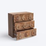Lova Nakas 3 Laci Minimalis Kayu Jati