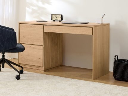 Wening Meja Kerja Minimalis Kayu Jati