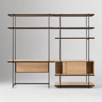Kabinet Minimalis Kayu Jati Kombinasi Jati