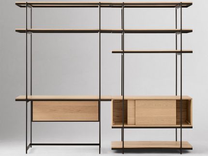 Kabinet Minimalis Kayu Jati Kombinasi Jati