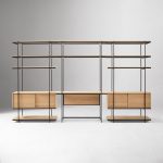 Kabinet Minimalis Kayu Jati Kombinasi Jati