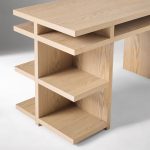 Rekha Meja Kerja dan Kantor Minimalis Modern Kayu Jati
