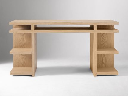 Rekha Meja Kerja dan Kantor Minimalis Modern Kayu Jati