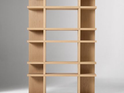 Sasmitha Rak Buku Minimalis Kayu Jati